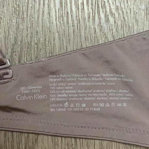 32C Calvin Klein Taupe Bra - never worn - Picture 3 of 6